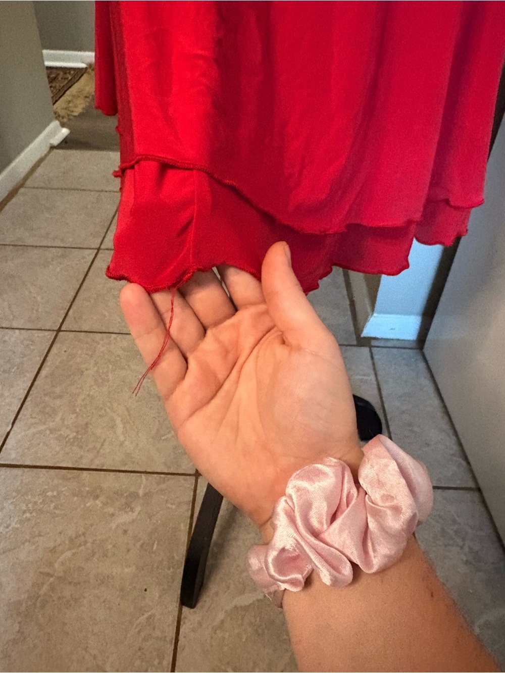 Strapless Ruched Red Mini Dress - Picture 8 of 10